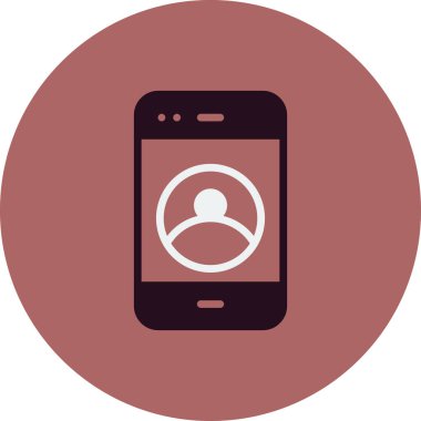 cep telefonu ikonu vektör illüstrasyonu 