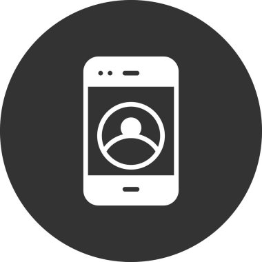 cep telefonu ikonu vektör illüstrasyonu 