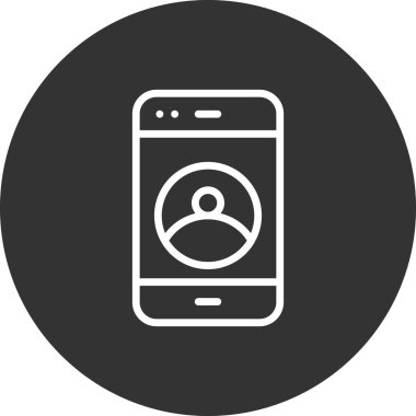 cep telefonu ikonu vektör illüstrasyonu 