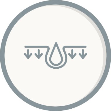 Nemlendirici simgesinin vektör illüstrasyonu