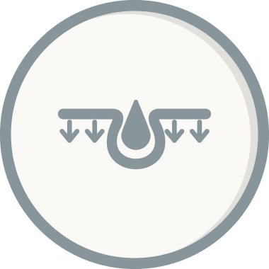 Nemlendirici simgesinin vektör illüstrasyonu