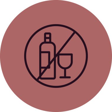 Alkol vektör simge yok.