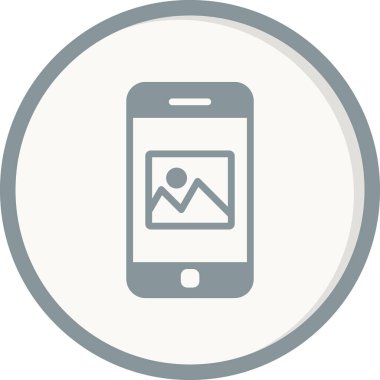 Akıllı telefon simgesi, vektör illüstrasyon tasarımı