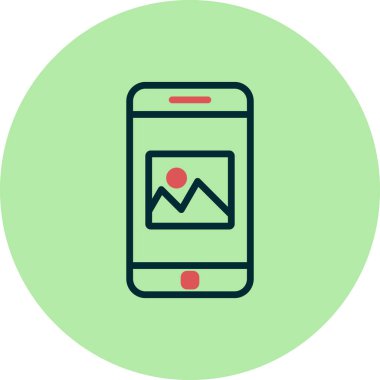 Smartphone icon, vector illustration design