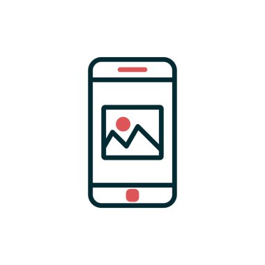 Smartphone icon, vector illustration design