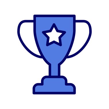 Kupa. Web simgesi basit tasarım