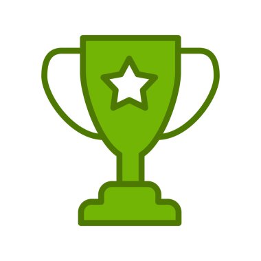 Kupa. Web simgesi basit tasarım