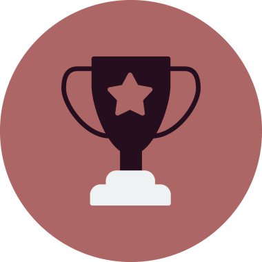 Kupa. Web simgesi basit tasarım