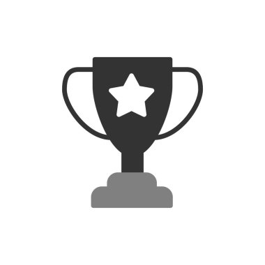 Kupa. Web simgesi basit tasarım