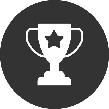 Kupa. Web simgesi basit tasarım