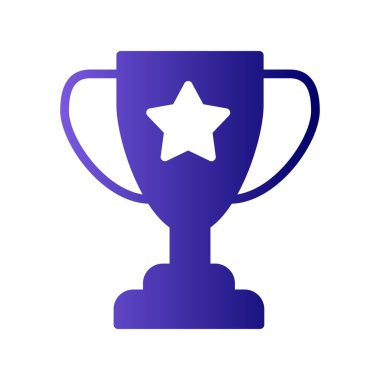 Kupa. Web simgesi basit tasarım