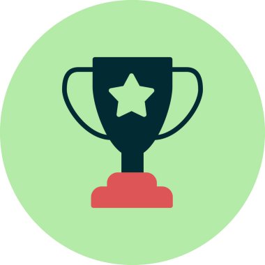 Kupa. Web simgesi basit tasarım