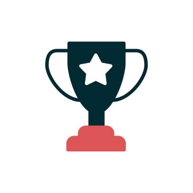 Kupa. Web simgesi basit tasarım