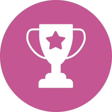 Kupa. Web simgesi basit tasarım