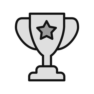 Kupa. Web simgesi basit tasarım