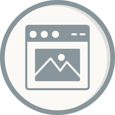 Web tarayıcı, basit vektör illüstrasyon tasarımı