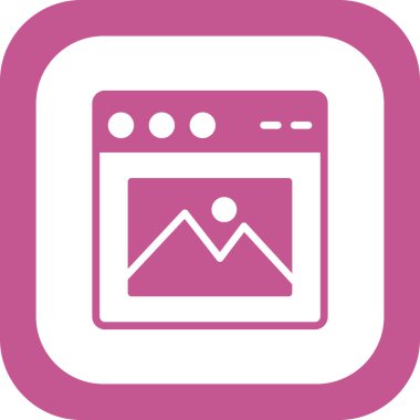 Web tarayıcı, basit vektör illüstrasyon tasarımı