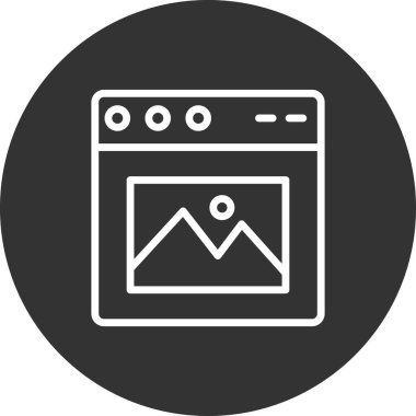 Web tarayıcı, basit vektör illüstrasyon tasarımı