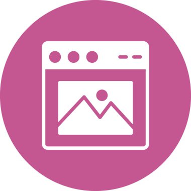 Web tarayıcı, basit vektör illüstrasyon tasarımı