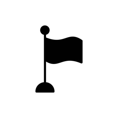 bayrak simgesi, vektör illüstrasyonu 