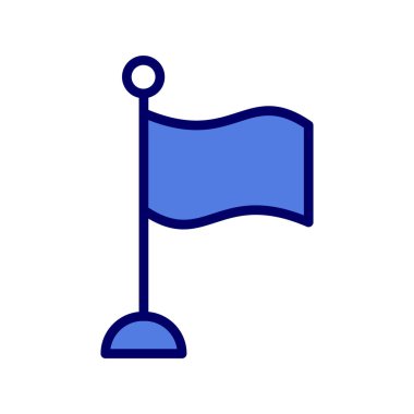 bayrak simgesi, vektör illüstrasyonu 