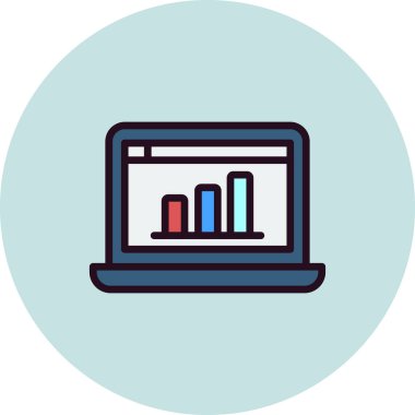 Vektör Analiz Simgesi illüstrasyonu