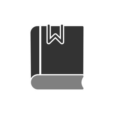 Kitap simgesi, modern vektör illüstrasyon tasarımı