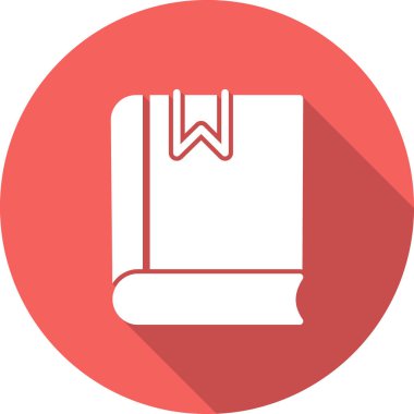 Kitap simgesi, modern vektör illüstrasyon tasarımı