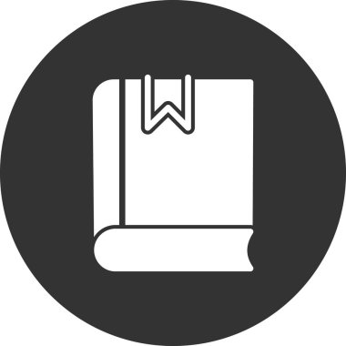 Kitap simgesi, modern vektör illüstrasyon tasarımı