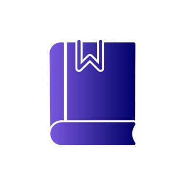 Kitap simgesi, modern vektör illüstrasyon tasarımı