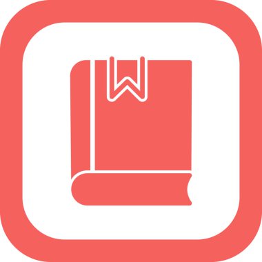 Kitap simgesi, modern vektör illüstrasyon tasarımı