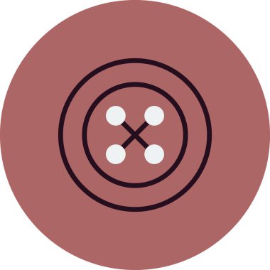 Düğme modern simgesinin vektör illüstrasyonu