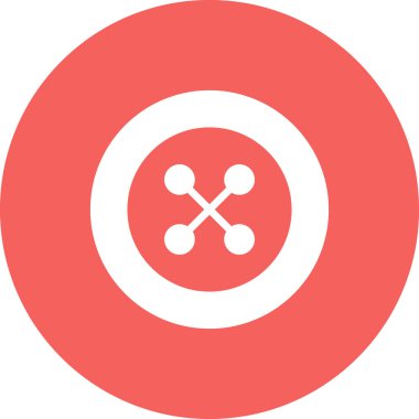 Düğme modern simgesinin vektör illüstrasyonu