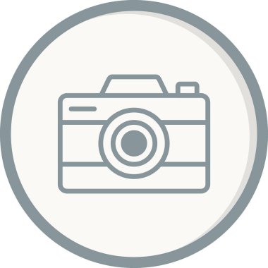 kamera simgesi vektör illüstrasyonu 