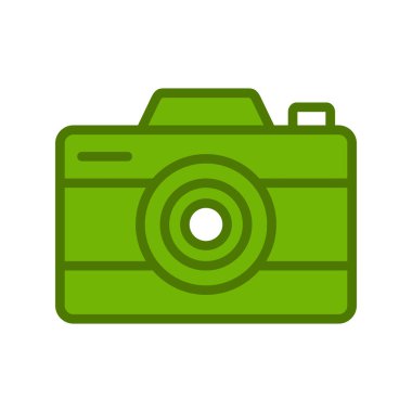 kamera simgesi vektör illüstrasyonu 