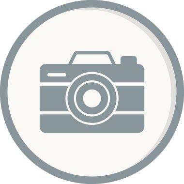 kamera simgesi vektör illüstrasyonu 