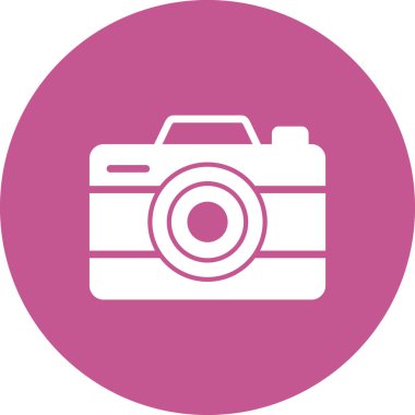 kamera simgesi vektör illüstrasyonu 