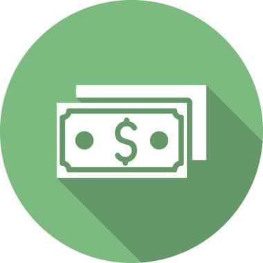 Dolar. Web simgesi basit illüstrasyon 