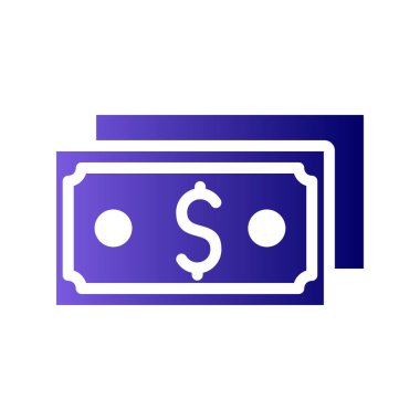 Dolar. Web simgesi basit illüstrasyon 