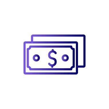 Dolar. Web simgesi basit illüstrasyon 