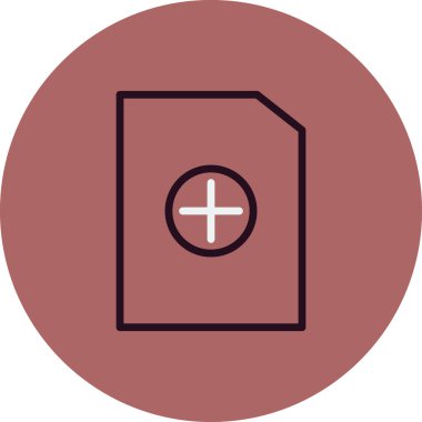 Dosya simgesi, vektör illüstrasyon tasarımı