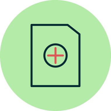 Dosya simgesi, vektör illüstrasyon tasarımı