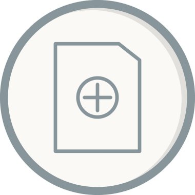 Dosya simgesi, vektör illüstrasyon tasarımı