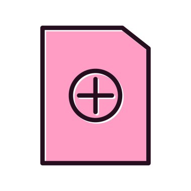 Dosya simgesi, vektör illüstrasyon tasarımı