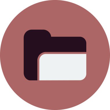 Dosya. Web simgesi basit illüstrasyon 