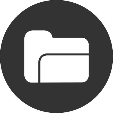 Dosya. Web simgesi basit illüstrasyon 