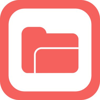 Dosya. Web simgesi basit illüstrasyon 