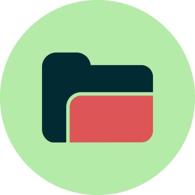 Dosya. Web simgesi basit illüstrasyon 