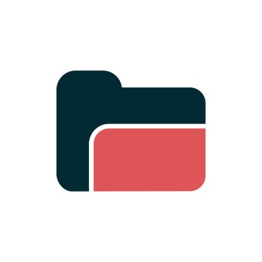 Dosya. Web simgesi basit illüstrasyon 
