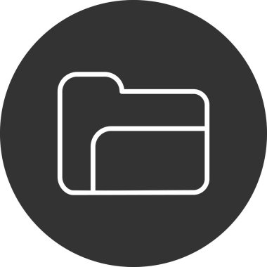 Dosya. Web simgesi basit illüstrasyon 